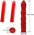 10Pcs Red Caulk Cap, Universal Fit Caulk Tube Sealing and Preserving Latex Caps for Adhesive Caulk