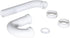 EZ-FLO 1-1/4 Inch P-Trap, White Polypropylene for Tubular Drain Applications, 35374