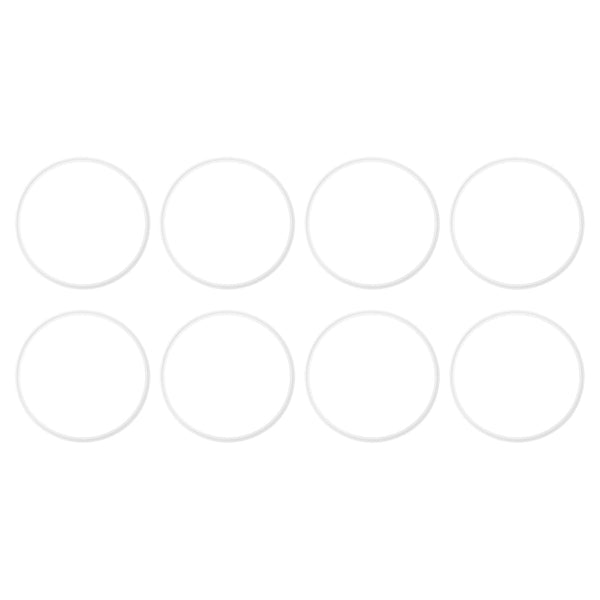 PATIKIL 8pcs Tri Clamps Gasket, 23.35cm OD 219mm ID Sanitary TC Tri