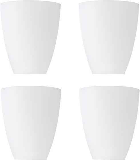 PATIKIL 4.5" High 3.9" Diameter 1.2" Fitter Plastic Lampshade, 4 Pack Plastic
