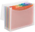 Smead Desktop Poly Expanding File Folder Organizer - 12 Pockets, Accordion File, Letter Size with Flap and Cord Closure