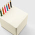Three by Three Seattle jOTBLOCK Square Chunky Sketchpad: 550 Sheets with 6 Colored Pencils for Memos, Notes, Drawings,