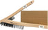 Forney 70504A 2-Pack Carbon Steel Wire Brushes with Curved Wood Handle, Assorted, 13-3/4-Inch-by-.014-Inch
