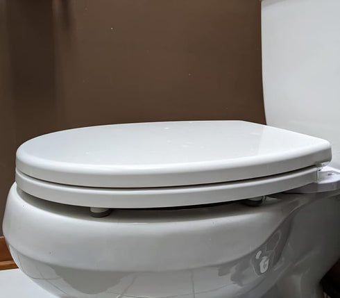 4 Pack Universal Toilet Seat Bumpers, Suitable for Bidet Kits, Toilet Seat Spacers, Compatible with Most Toilet Models