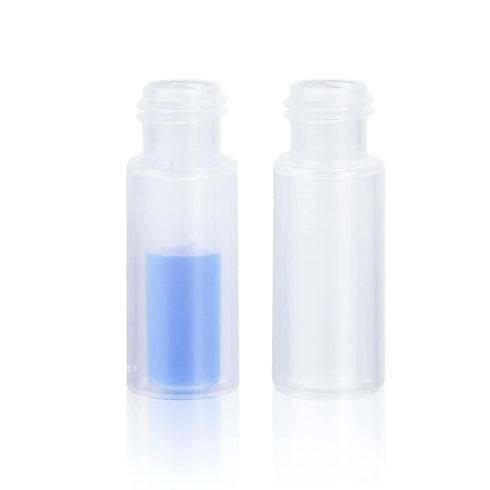 Polypropylene 0.7 ml Short Thread Micro-Vial, 32 x 11.6 mm, Transparent, 100 pcs/pk