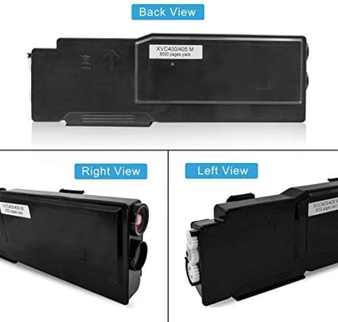 VICTORSTAR Remanufactured Toner Cartridges C400 C405 2 Black Extra High Yield for Xerox C400 C400n C400dn C405 C405n