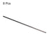 uxcell 8Pcs Carbon Fiber Tube 3 x 4 x 200mm Pultruded Tubing for RC Airplane Quadcopter Arm