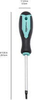 Amazon Basics 12-Piece Magnetic Screwdriver Set, Turquoise, 7 x 2 x 14.8 inches