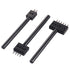 Leather Round Hole Punching Tool, 3pcs Prong Punch Tool Set with 2/4/6 Prong Options for DIY Leather Craft