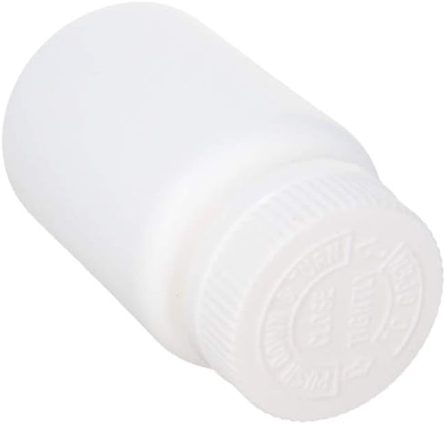 Othmro 5pcs 51ml/1.72oz PE Plastic Lab Chemical Reagent Bottles, Wide Mouth Round Sample Liquid Storage Containers with