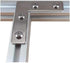 Aluminum Profile Connector Bracket Set - 4Pcs L Shape Connector, 16Pcs M5 T-Slot Nuts, 16Pcs M5x8mm Hex Socket