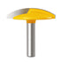 1/4 Inch (R:1-1/2") WSOOX Shank Horizontal Crown Router Bit for Woodworking