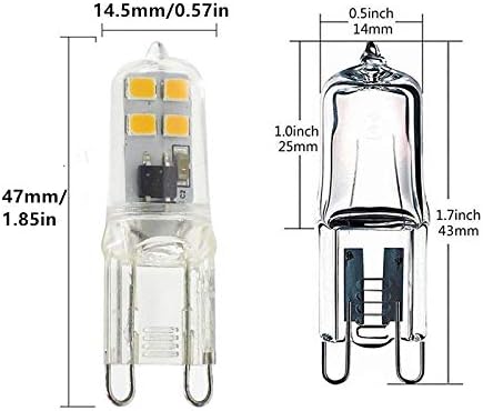 2W G9 Bulb Dimmable Bulbs(10 Pack)- Bulb 3000K 20W Bulb G9 Lighting,AC110V Lxcom Lighting LED Led Corn Light Led