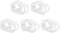 uxcell 5pcs Plastic Tubing Clamps, 3/16"-5/16" Tube OD Adjustable Hose Clamp for Laboratory Pinch Valve Flow Control