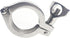 ZGHQHCDRH 5pcs Set 64/50.5mm Applications(50.5mm) Sanitary SS Tri Clamp Heavy Duty Clover Clamps for Ferrules