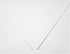 LUXPaper A2 Contour Flap Invitation Envelopes | White | 4 3/8" x 5 3/4" | 80lb. Text | 100% Recycled | 50 Qty