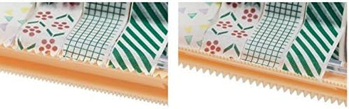 Transparent Tape Cutting Machine, Mini Tape Storage Box, Double Zigzag Office Tape Separator (excluding tape)