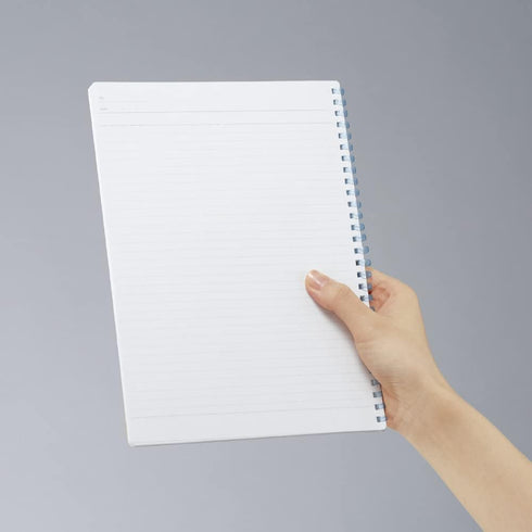 KOKUYO Campus Soft Ring Notebook, Semi-B5, 6mm Dot Ruled, 40 Sheets, Blue, Japan Import