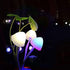 Tuelaly 1PC Cute Night Light, US EU Plug Adapter LED Night Lamp Discolor Light Sense Control Mushroom Lamp