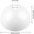 4pcs Floor Lamp Shade Torchiere Lamp Shades Replacement Plastic Bowl Shape White Lamp Shades Light Covers for Floor