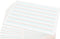 Two-Sided Primary Lined Dry Erase Boards, Non-Magnetic, 6 Boards