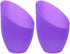 Amosfun 2Pcs Inclined Horseshoe Lampshades Plastic Covers for Led Floor and Table