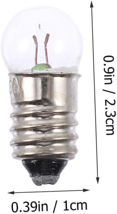 WHAMVOX 50Pcs Bulbs Bulbs Electrical Experiment Light Screw Base School Supplies for Science Kits Light for Classroom