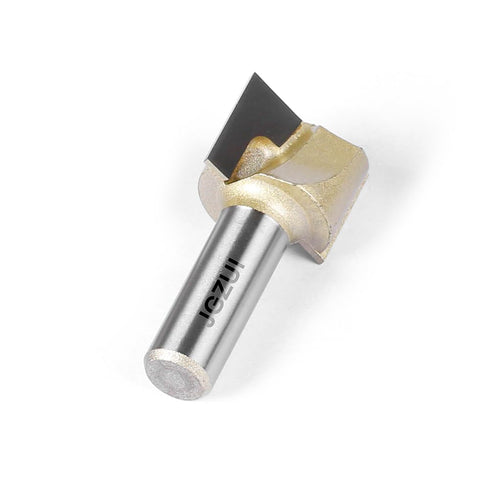 JGZUI 1/2inch 1-1/8"" (1/2inch 1-1/8"" Shank Router Bits, Diameter, Carbide Tipped Cleaning Bottom Bit for Surface