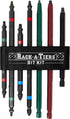 Rack-A-Tiers Rough-in Bit Kit - 7 pcs Driver Bit Set for Electrical Work, Double Ended Impact Bits for Electricians