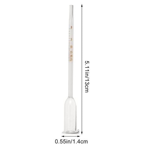 0-25 5.11In Hemoton Meter Wine Tester Hydrometer Vinometer Tester for Home Liquor Wine Making Portable Tool