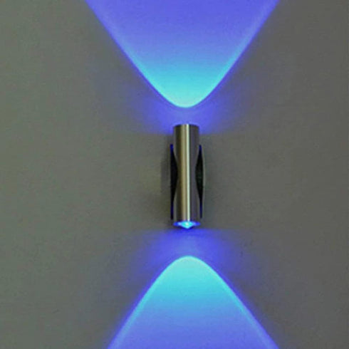 HOKY Double-Headed LED Light Bedroom Blue Aluminum Wall Lamp Home Sconce Luces LED Decoracion Bar KTV Porch Wall