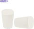 MECCANIXITY 15 Pieces Rubber Tapered Plug, 15mm to 21mm Solid Test Tubes Bungs Stopper White