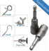 6 Pcs Wing Nut Drill Bit Set, Hurricane Wingnut Driver Socket Wrenches Tool Set, 1/4 Inch Hex Shank