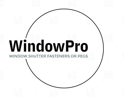 WindowPro 48 3 Inch Pcs Vinyl Shutter Fastener Window Panel Peg Lok Pin Pegs Screws Shutter Spikes Anchor (Black)