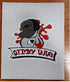 3 pcs Set | Circle Game Skeleton Hand Stickers for Hard Hats, Decals for Welders, Mechanics, and Tool Boxes