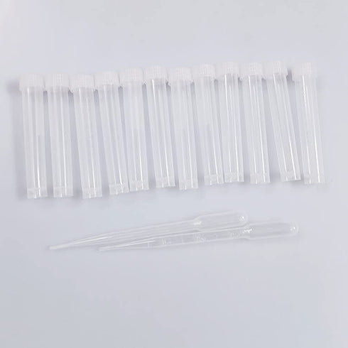 Aquarium Water Quality Test Kit (10ml Test Tube x12 + 3ml Dropper x2), Test Strips Not Included