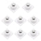 YUYUDEHM 8 Pcs Self Adhesive Mini Caster Wheels 360 Swivel Appliance Wheels Stainless