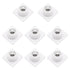 YUYUDEHM 8 Pcs Self Adhesive Mini Caster Wheels 360 Swivel Appliance Wheels Stainless