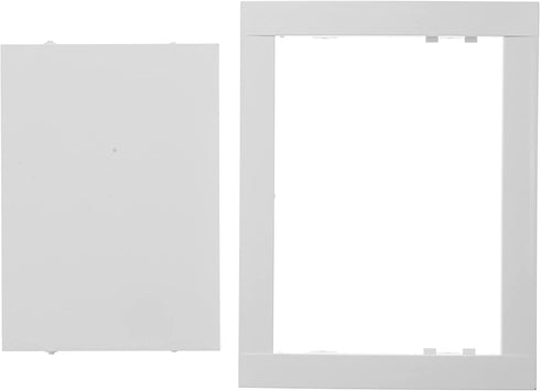 6" x 8" White Plastic Access Panel Door for Plumbing, Electricity, and Alarm Wall Access