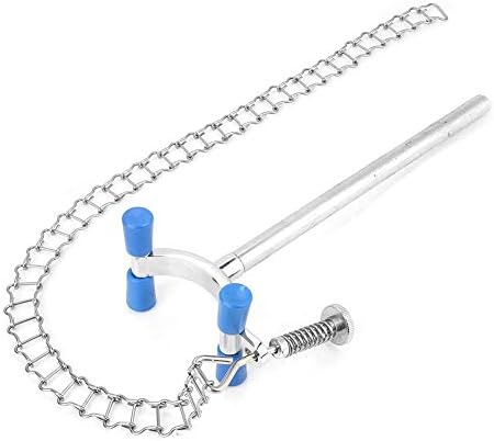 YWBL-WH Lab Beaker Chain Clamp Clip, Chemical Equipment Fixator for Laboratory Container Beaker
