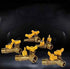 SHANOER Solid Brass Y Ball Valve, Comfort Grip for Oil and Gas Hoses Connector