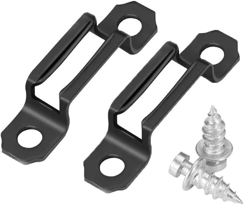 UtySty 20 Pack Furniture Panel Connector Bracket Invisible Slide-on Screw Hook Hidden Channel Mount Connection