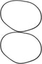 SEWACC 2pcs Salon Chair Rubber Base Gasket Non-Slip Styling Chair Ring Gasket