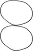 SEWACC 2pcs Salon Chair Rubber Base Gasket Non-Slip Styling Chair Ring Gasket