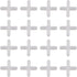 500 Pcs White Tile Spacers, 2.5mm Tile Levelers for Wall Floor Cross Spacers, Ceramic Tile and Stone Installation