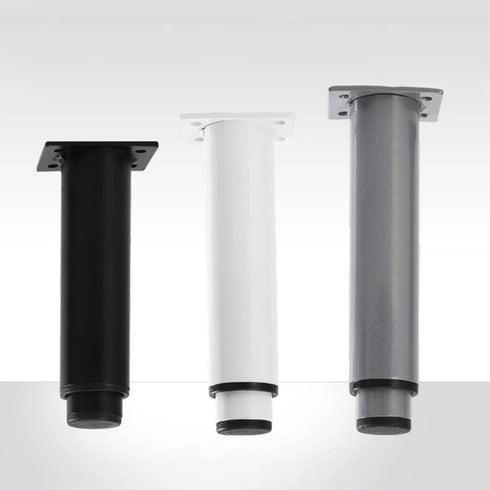 ZongSy 4.72 inch 1000kg 4-Piece Heavy-Duty Hairpin Furniture Leg, Adjustable Height, Suitable for TV Stand, Table Leg