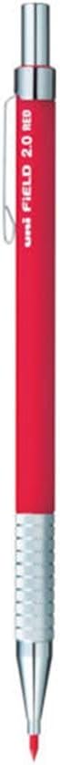 Uni Mechanical Pencil, Field, 2.0mm, Red Lead (M207001P.15) + 2 Replacement wick field set(red) and amazdone Sticky Notes by amazdone