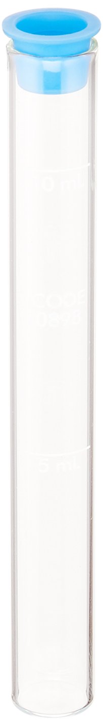 Lamotte 0898 Glass Test Tube with Cap, 5 mL and 10 mL Capacity