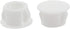 Zorfeter 30 Pcs White Hole Plugs, 13mm (1/2 inch) Flush Type Panel Plastic Plugs for Furniture