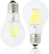 A19 4W Dimmable LED Edison Bulbs, A60 E26/E27 Base, 40W Equivalent, Daylight White 6500K, 4 Pack
